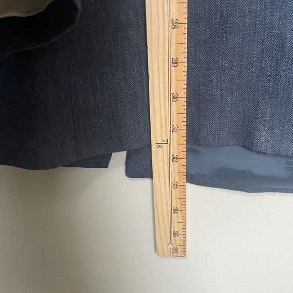 Valentino Blue Linen Three Button Single Breast Blazer 44L - Picture 3 of 7